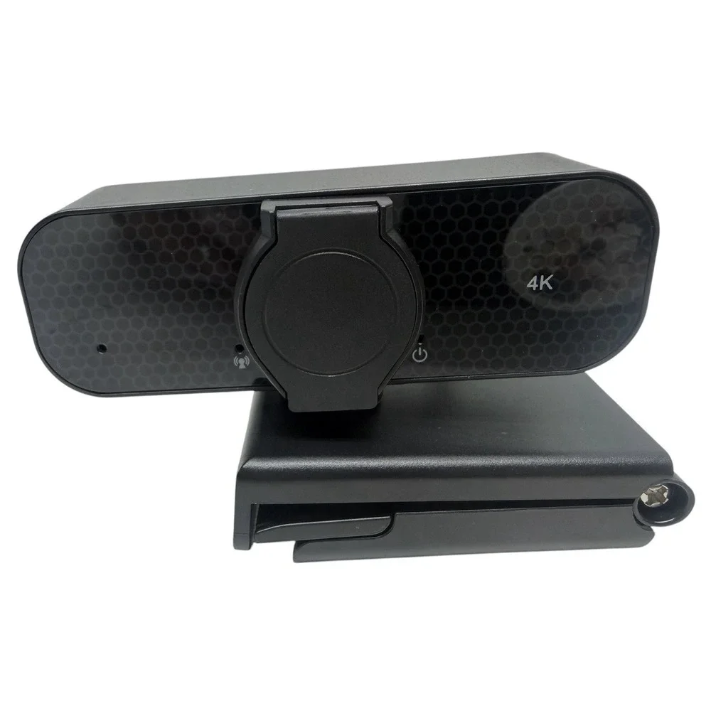 4K Auto Focus HD USB Webcam w/ Built-In Mic Privacy Cover Tripod Plug & Play